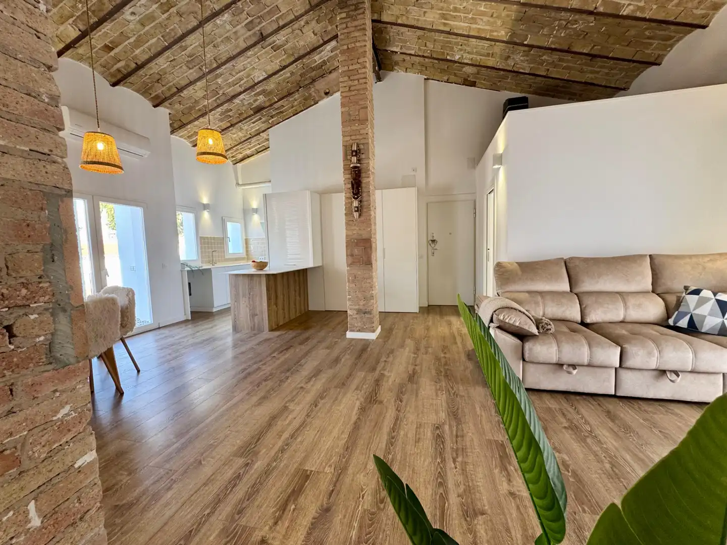 Sala de estar de Piso de alquiler en Sagunto / Sagunt con Aire acondicionado, Amueblado y Horno