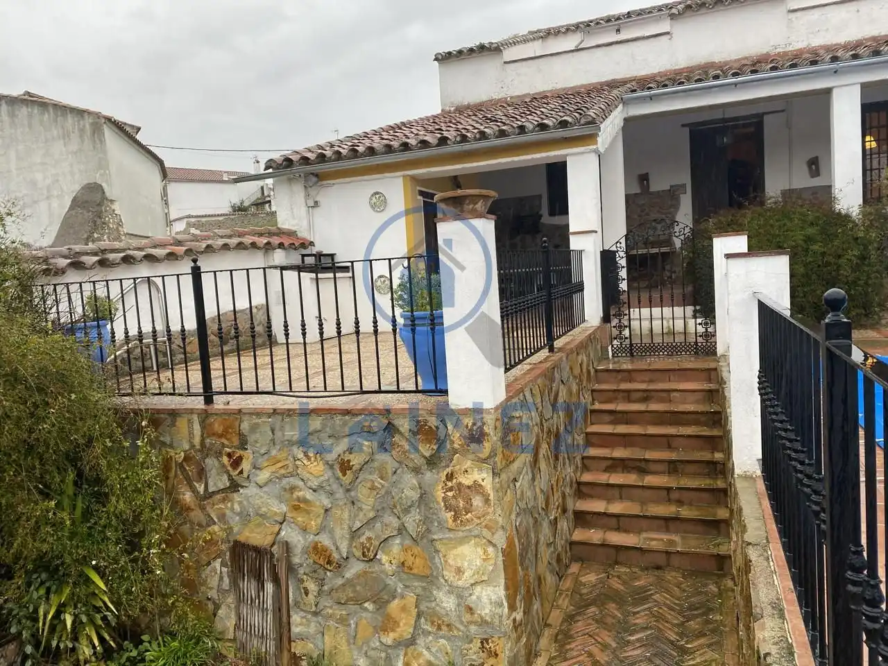 Vista exterior de Casa o chalet en venta en Fuente Obejuna con Aire acondicionado, Jardín privado y Terraza