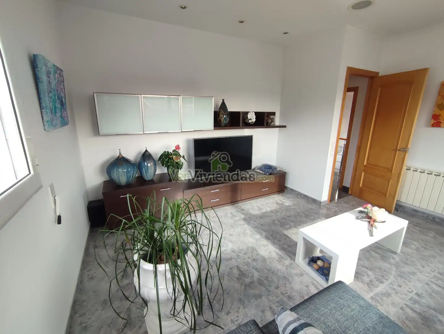 Sala d'estar de Casa o xalet en venda en La Palma de Cervelló amb Calefacció, Jardí privat i Terrassa