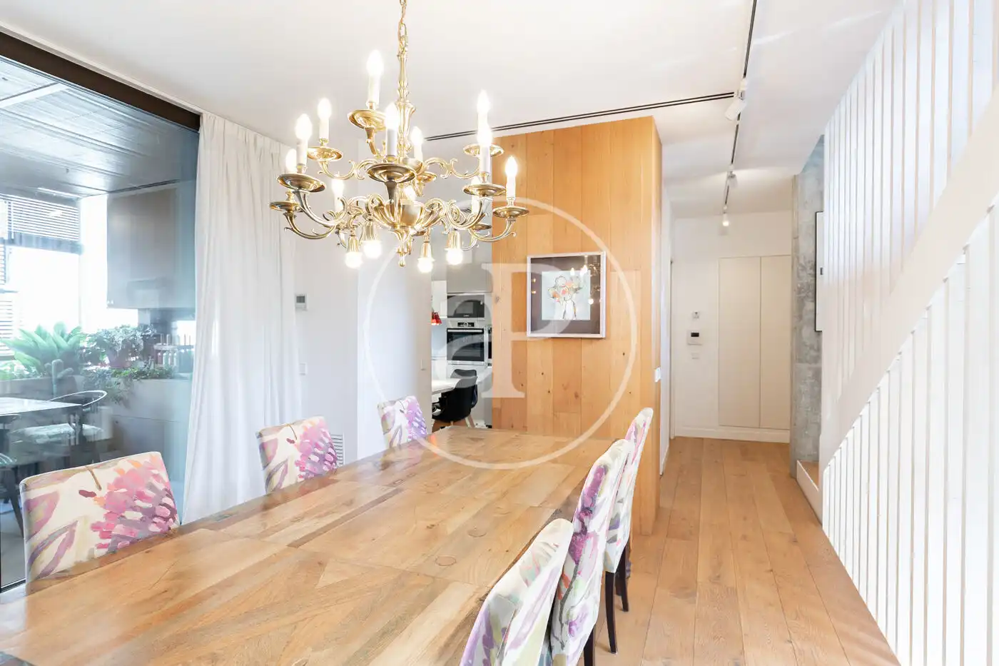 Dining room of Detached homes for sale in Barcelona  with Air Conditioner, Heating and Private garden