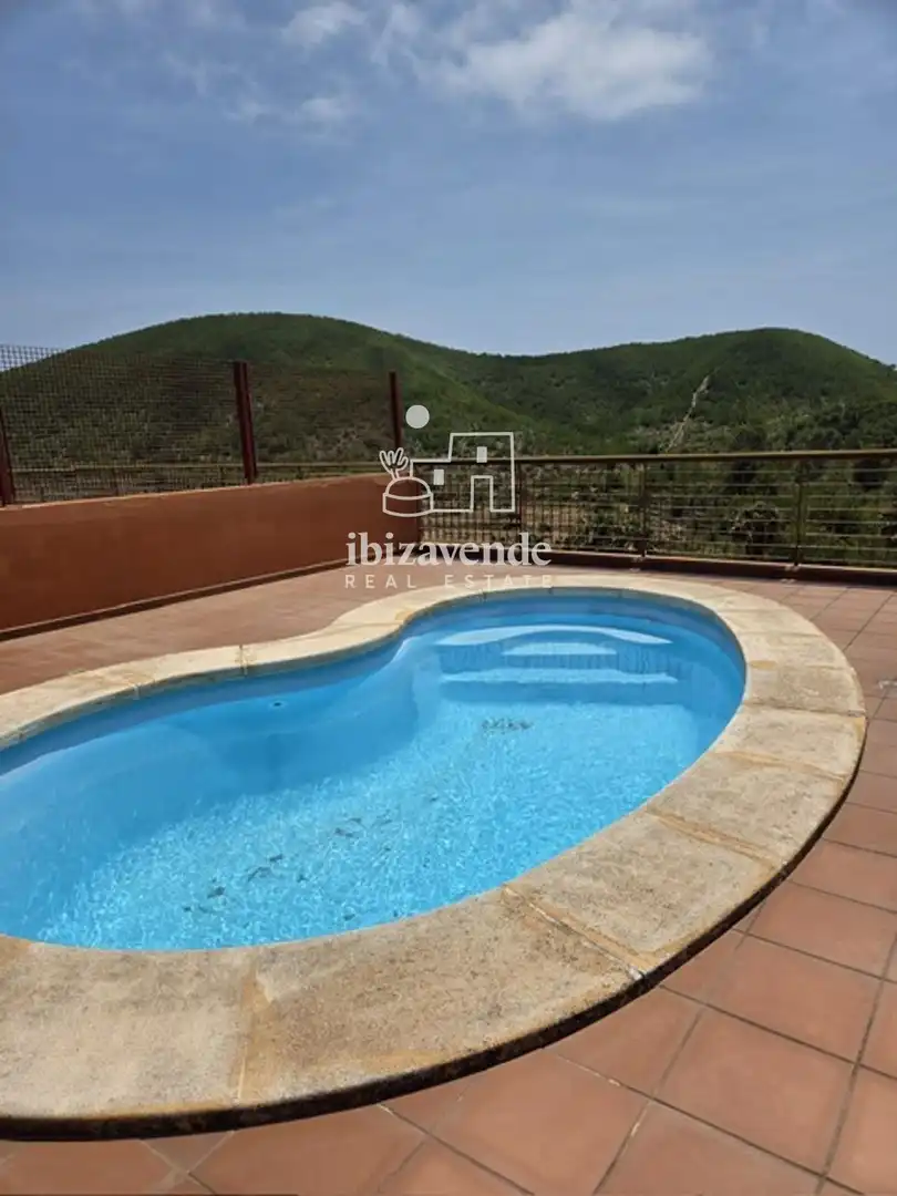 Jardín de Dúplex en venta en Santa Eulària des Riu con Aire acondicionado, Terraza y Trastero