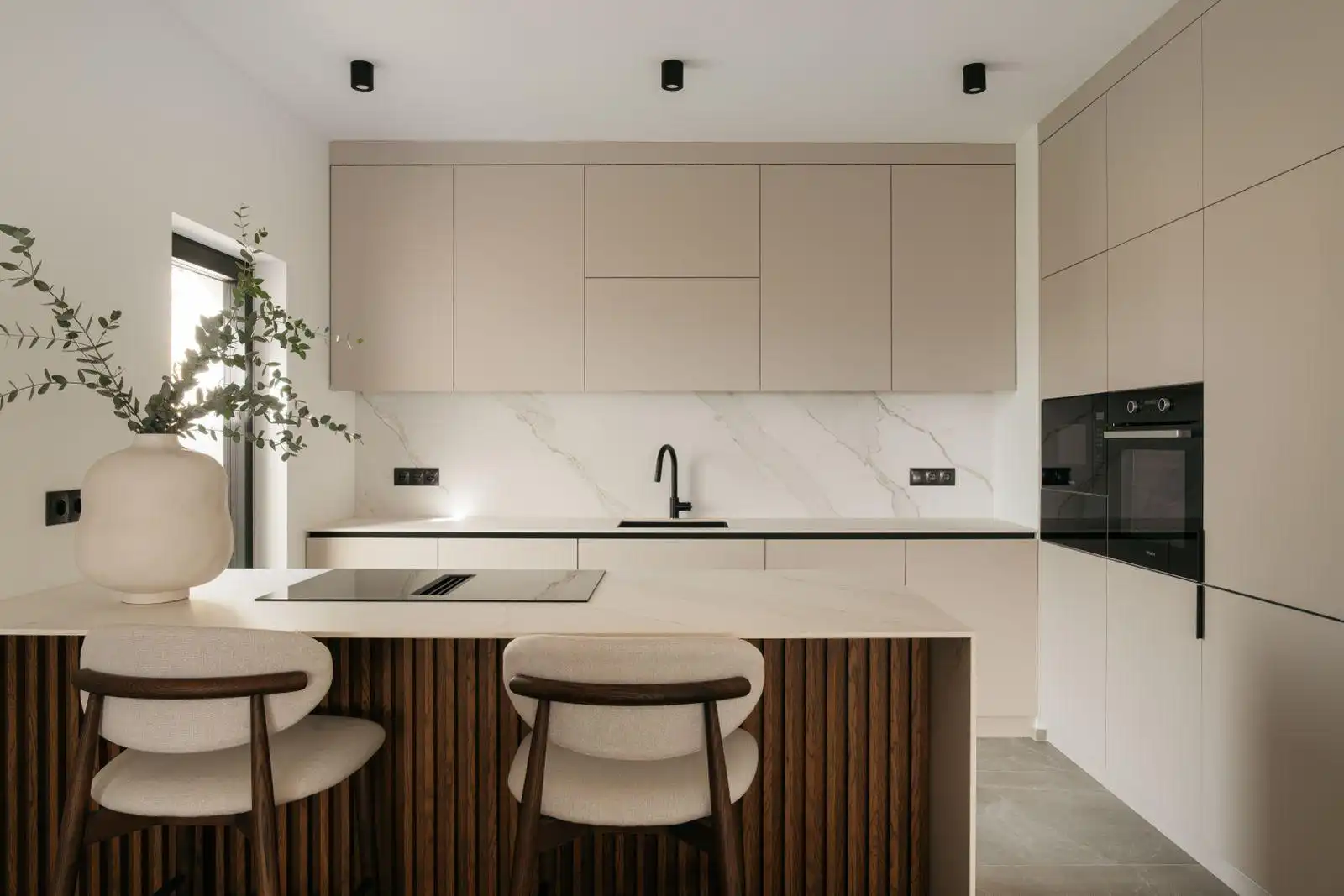 Cuina de Casa o xalet en venda en Benitachell / El Poble Nou de Benitatxell amb Aire condicionat, Jardí privat i Traster