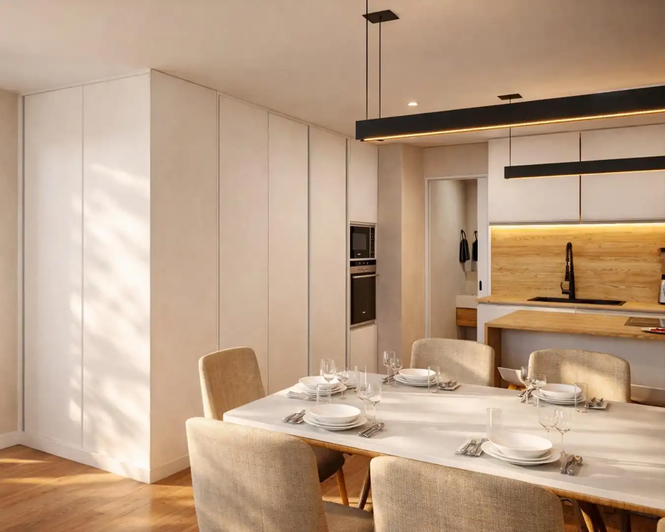 Kitchen of Flat for sale in Vilanova de Arousa  with Heating