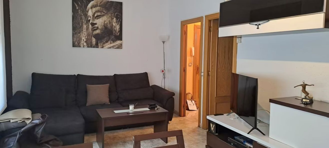 Sala d'estar de Pis en venda en Málaga Capital amb Aire condicionat