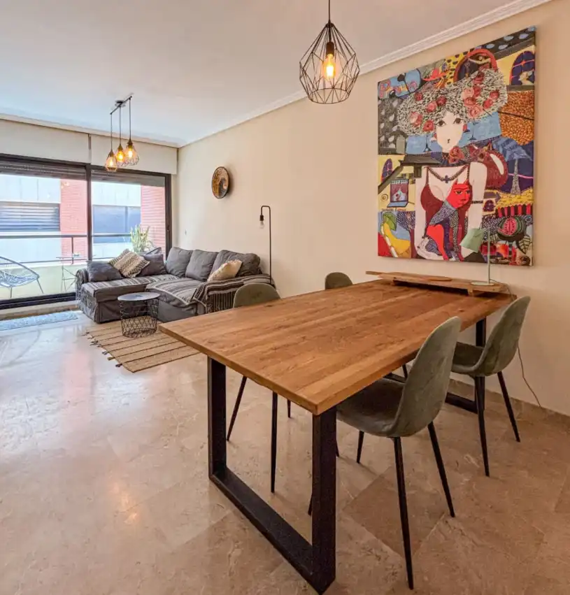 Menjador de Apartament en venda en Dénia amb Aire condicionat i Terrassa