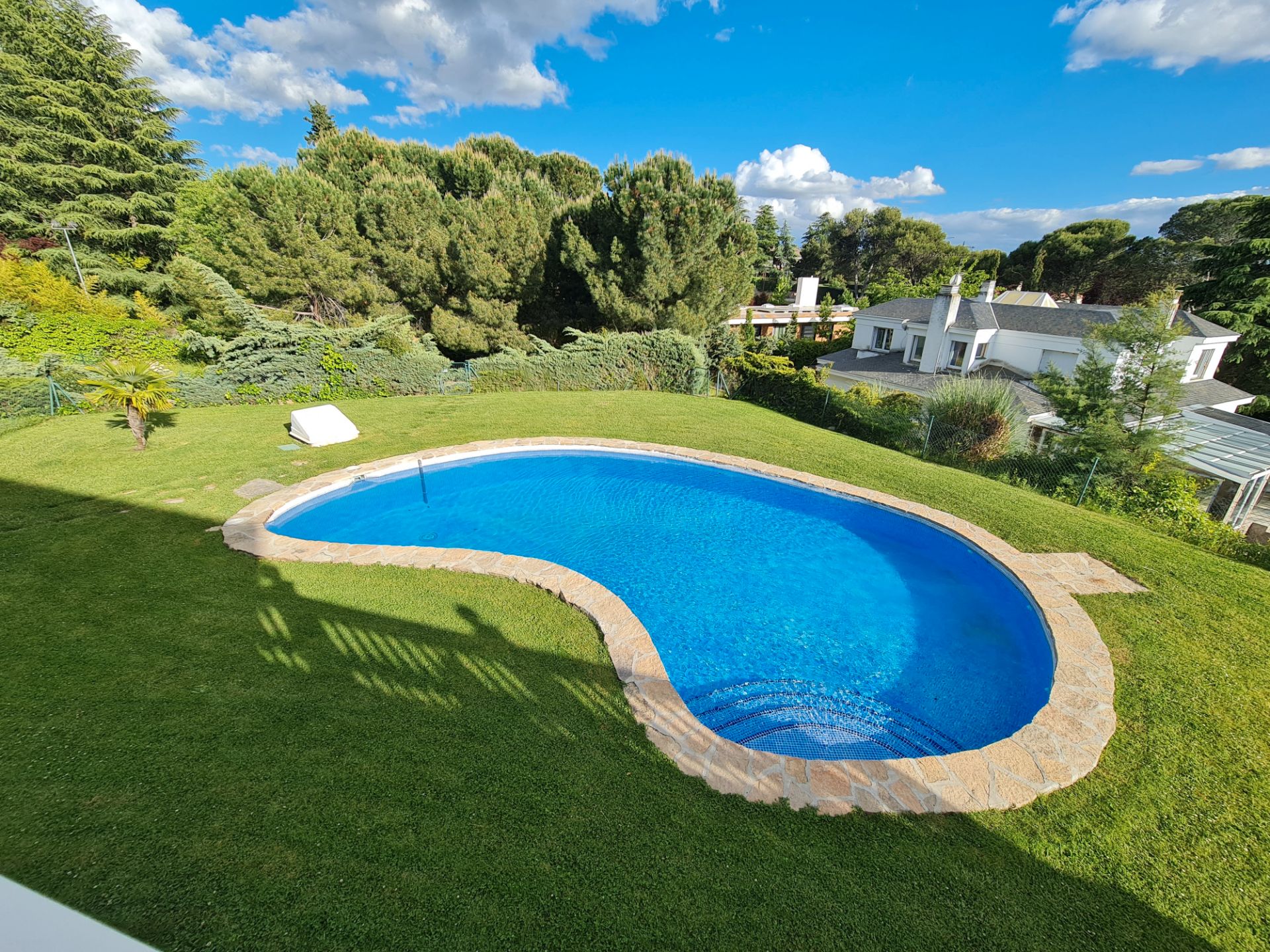 Swimming pool of House or chalet to rent in Boadilla del Monte  with Air Conditioner, Heating and Private garden