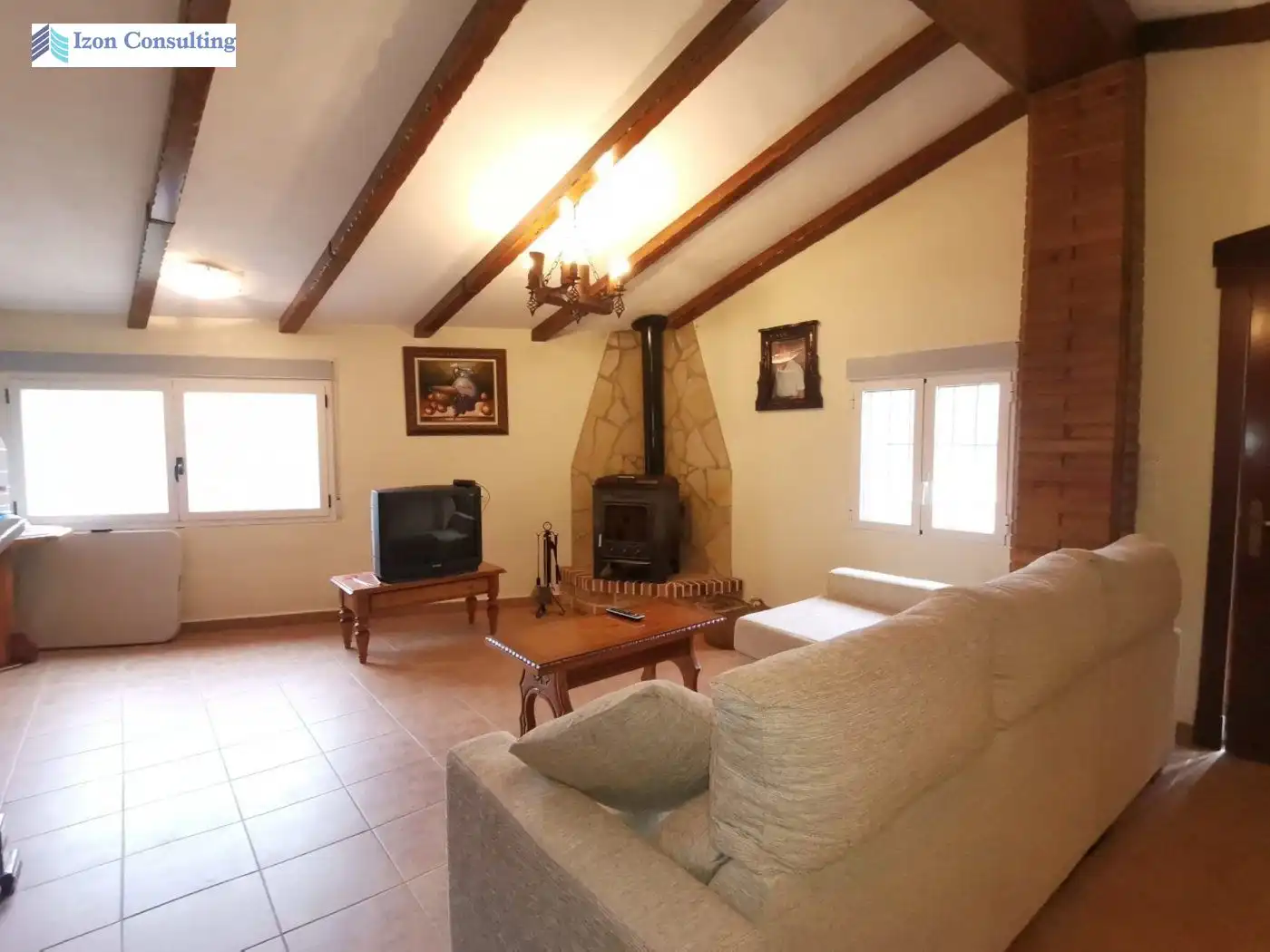 Sala de estar de Casa o chalet en venta en Yeste con Aire acondicionado, Calefacción y Terraza
