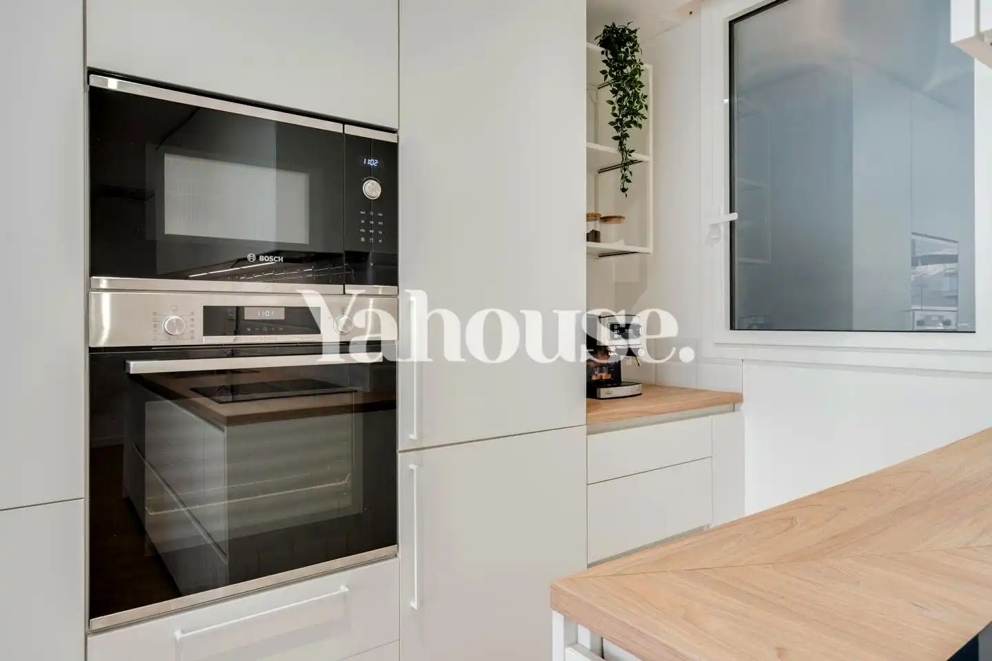 Küche von Wohnung zum Verkauf in Barcelona mit Klimaanlage, Heizung und Parkett