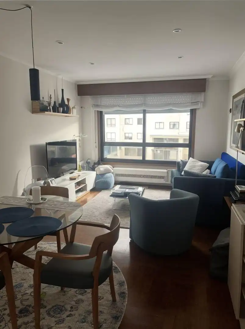 Sala de estar de Piso en venta en Vigo  con Calefacción, Jardín privado y Trastero