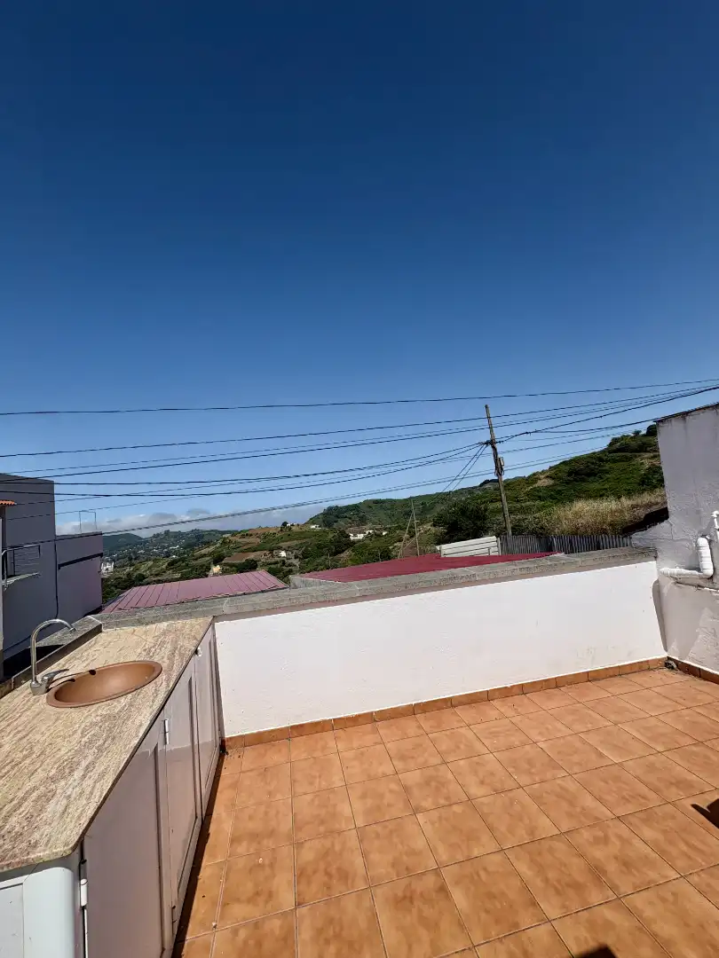 Vista exterior de Casa adosada en venta en Moya (Las Palmas) con Terraza