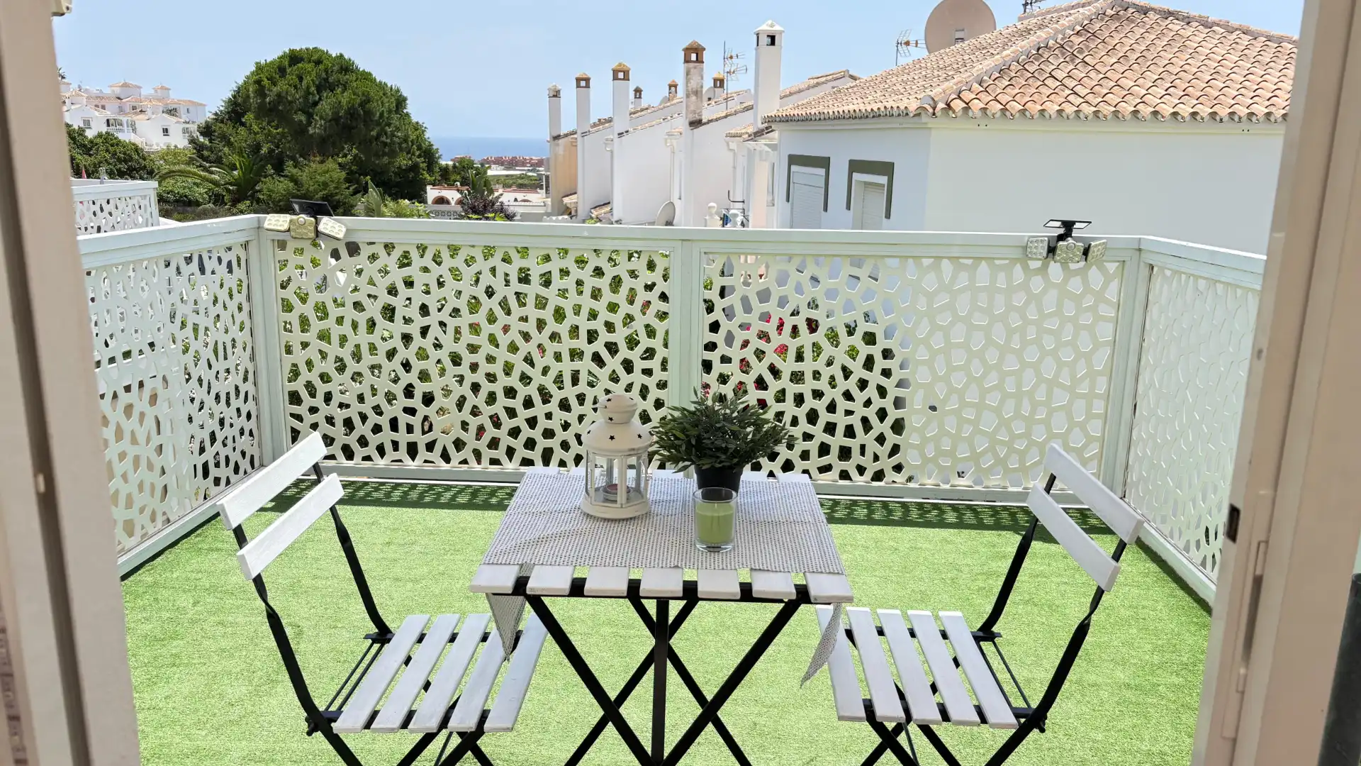 Terrasse von Wohnung zur Miete in Torrox mit Terrasse, Möbliert und Ofen