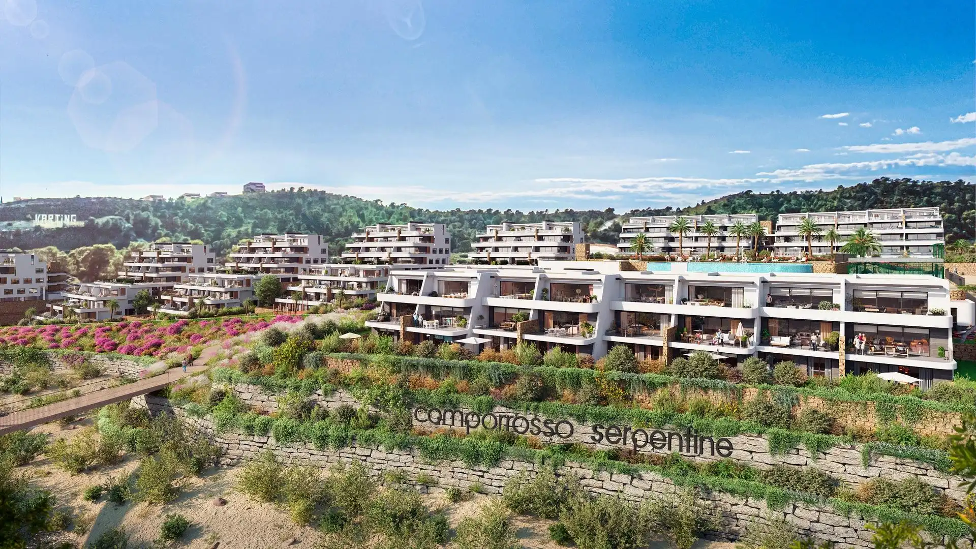 Vista exterior de Estudio en venta en Finestrat con Piscina comunitaria