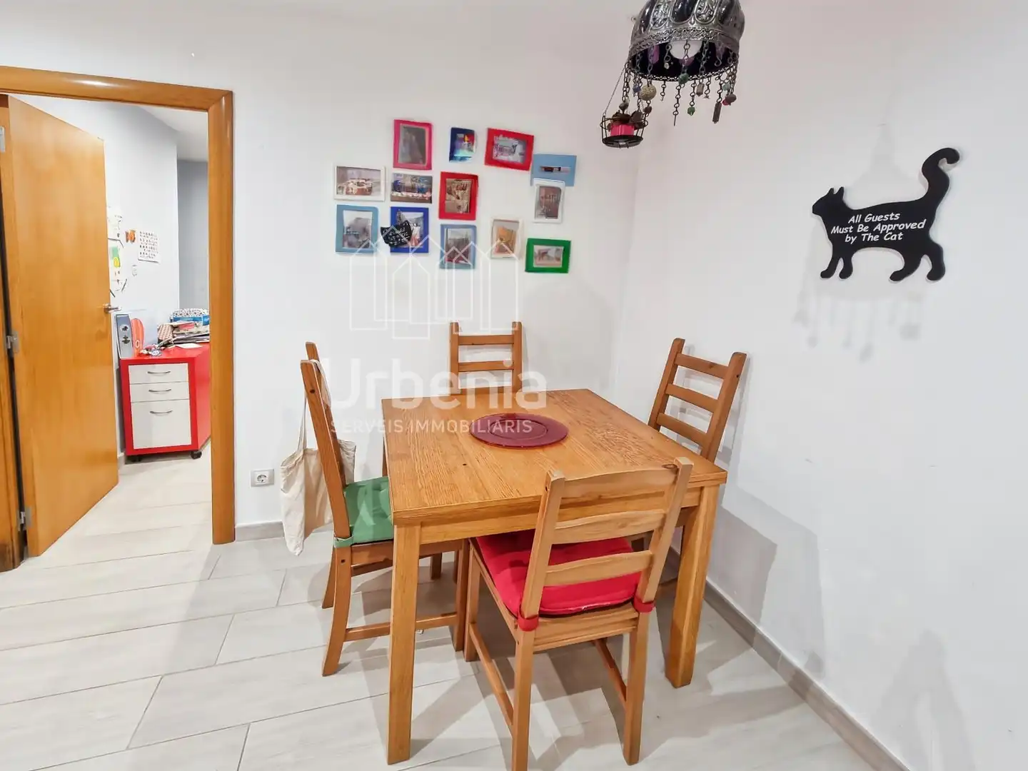 Dining room of Flat for sale in Mataró  with Heating, Terrace and Storage room
