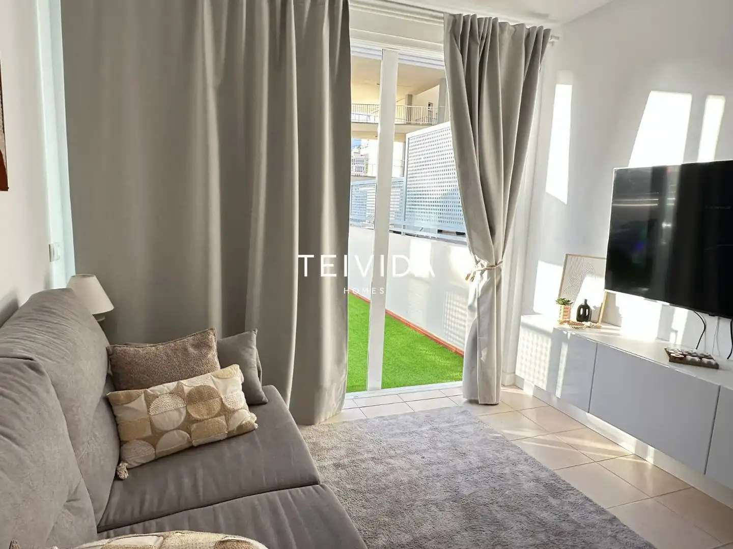 Terrace of Flat for rent in Santiago del Teide  with Air Conditioner, Terrace and Swimming Pool