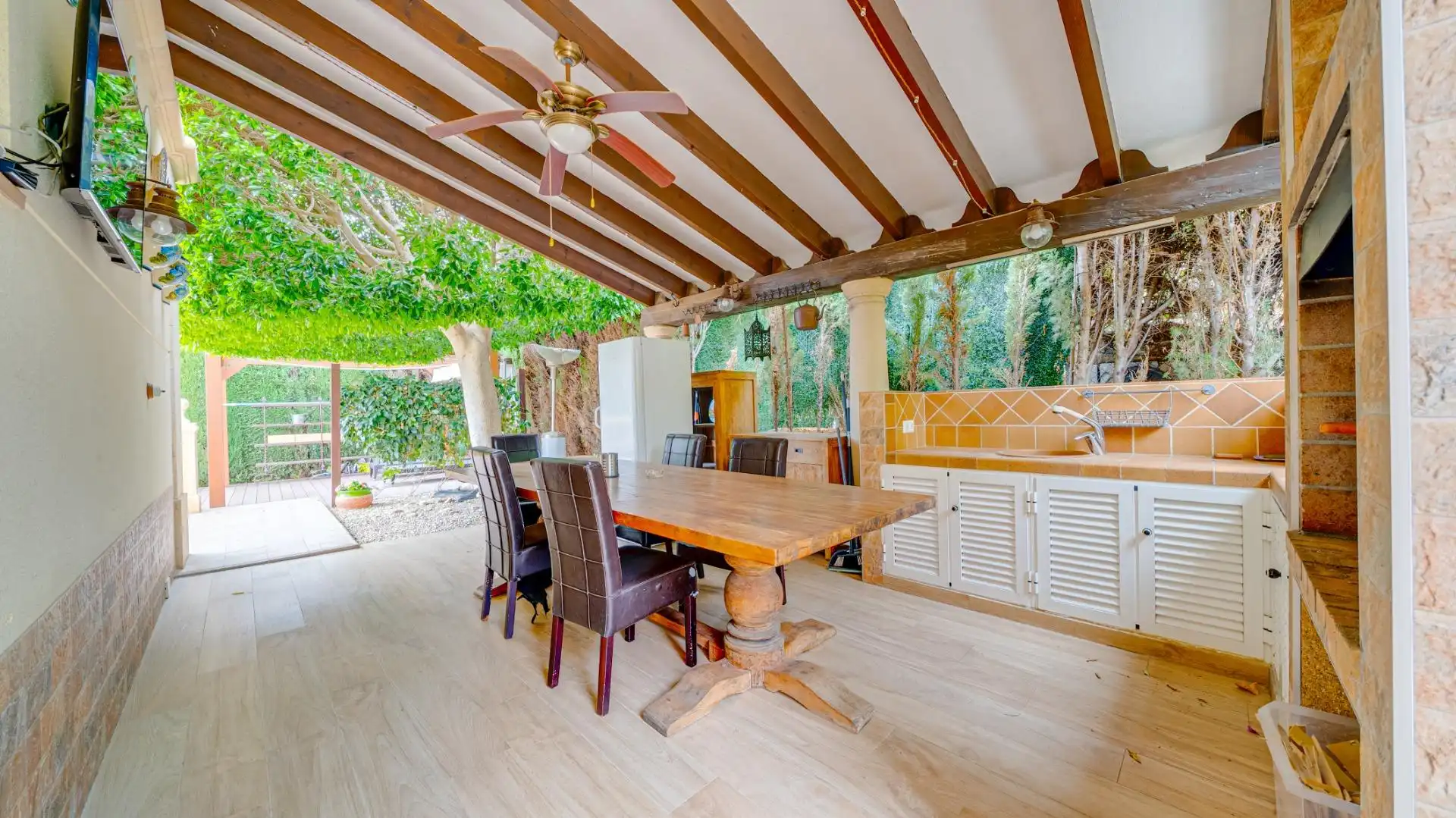 Garten von Haus oder Chalet zum Verkauf in Finestrat mit Klimaanlage, Heizung und Privatgarten