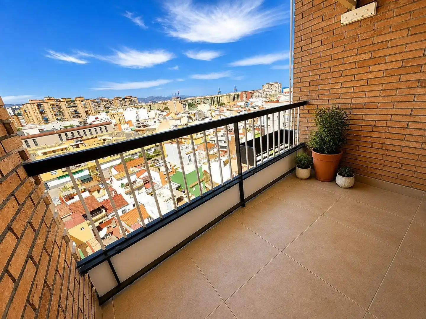 Terraza de Piso de alquiler en Málaga con Terraza y Amueblado