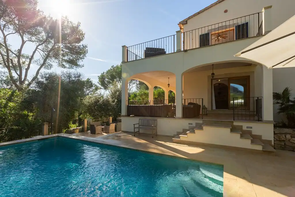 Terrassa de Casa o xalet en venda en Sa Pobla amb Aire condicionat, Jardí privat i Terrassa