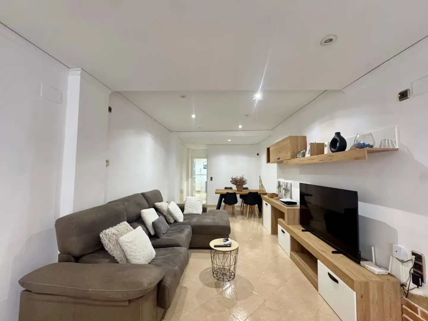 Sala de estar de Casa o chalet en venta en El Real de Gandia con Aire acondicionado, Calefacción y Terraza