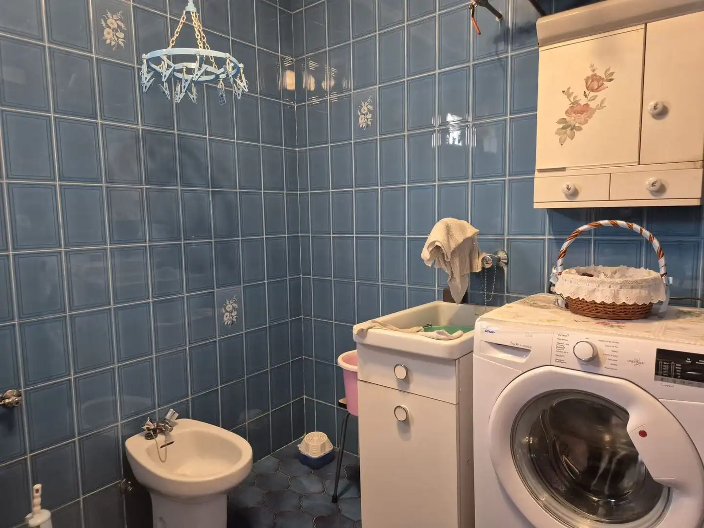 Bathroom of Flat for sale in Aller  with Terrace, Storage room and Swimming Pool