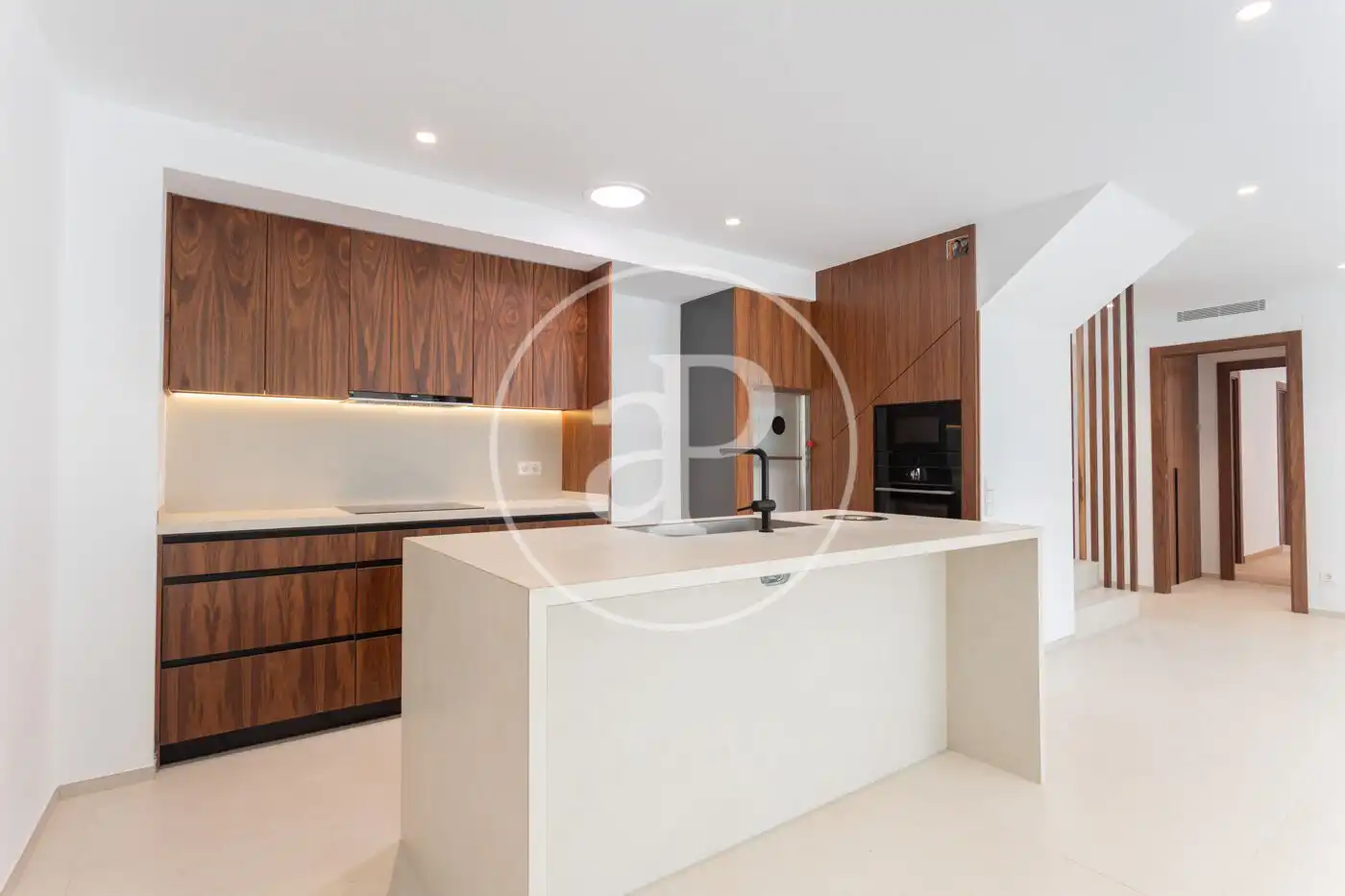Cocina de Ático en venta en Sant Cugat del Vallès con Aire acondicionado, Calefacción y Terraza