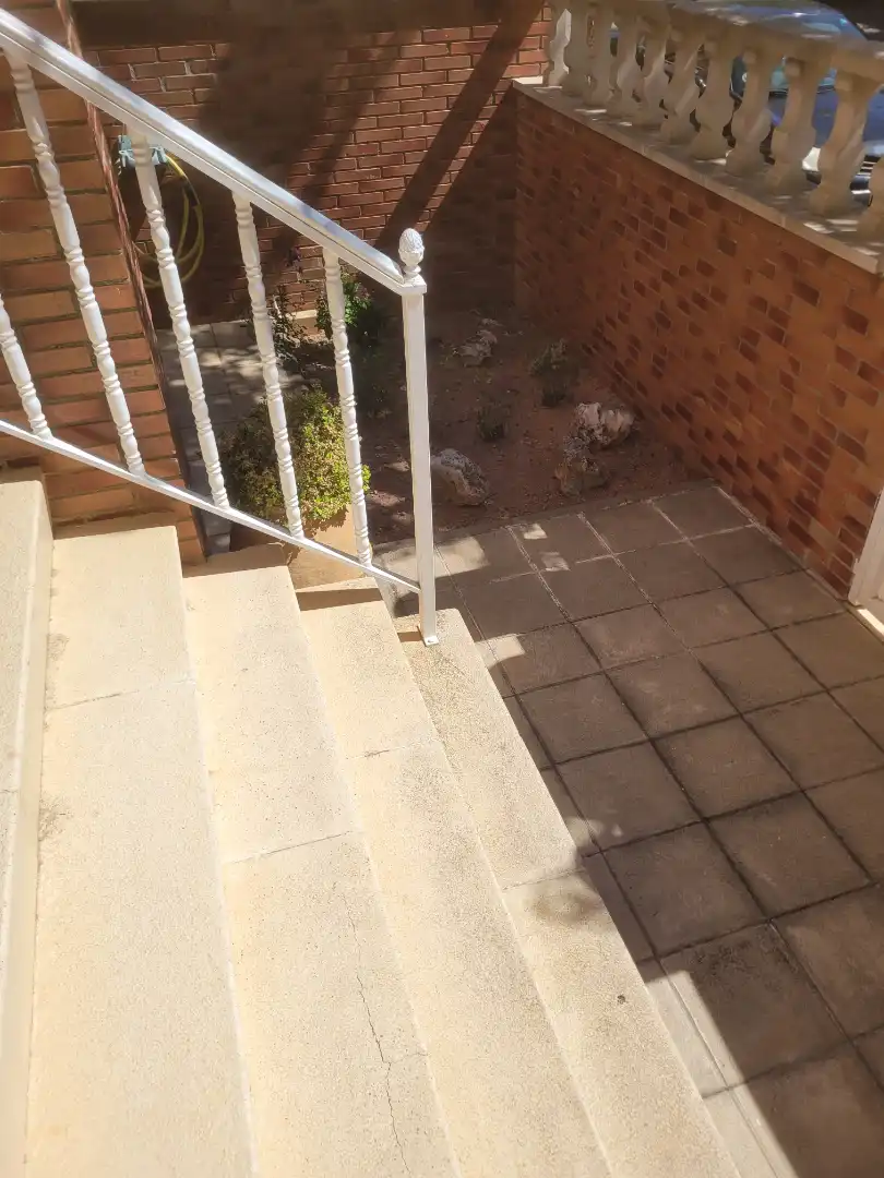 Terraza de Casa adosada en venta en Soria Capital  con Calefacción, Jardín privado y Parquet