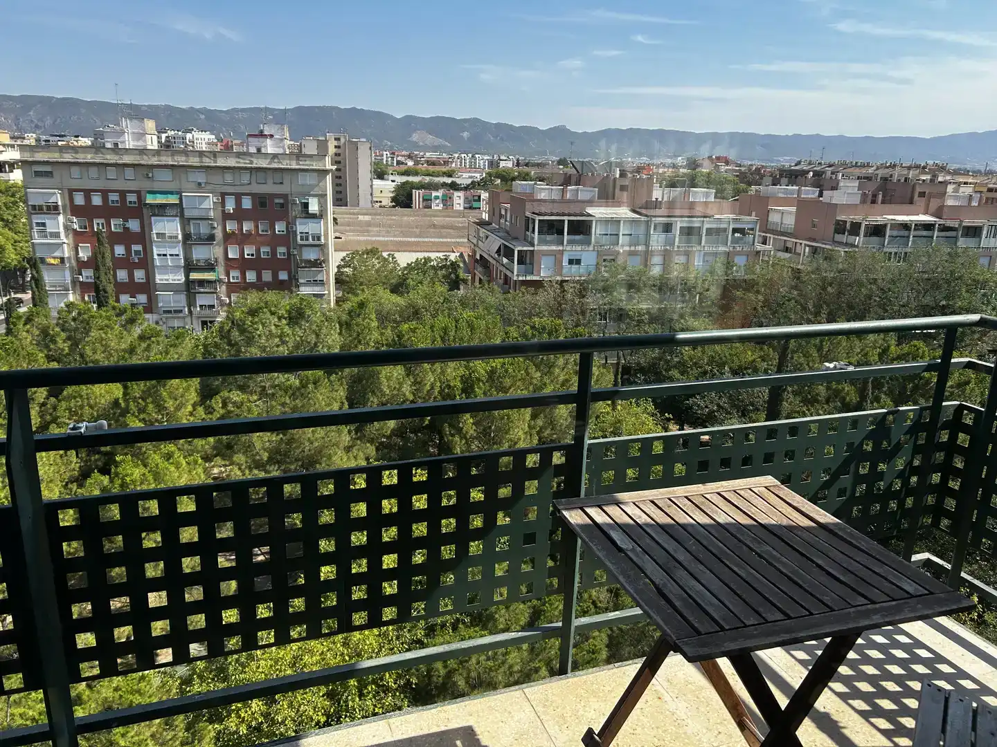 Terraza de Piso para compartir en Murcia con Aire acondicionado, Parquet y Amueblado
