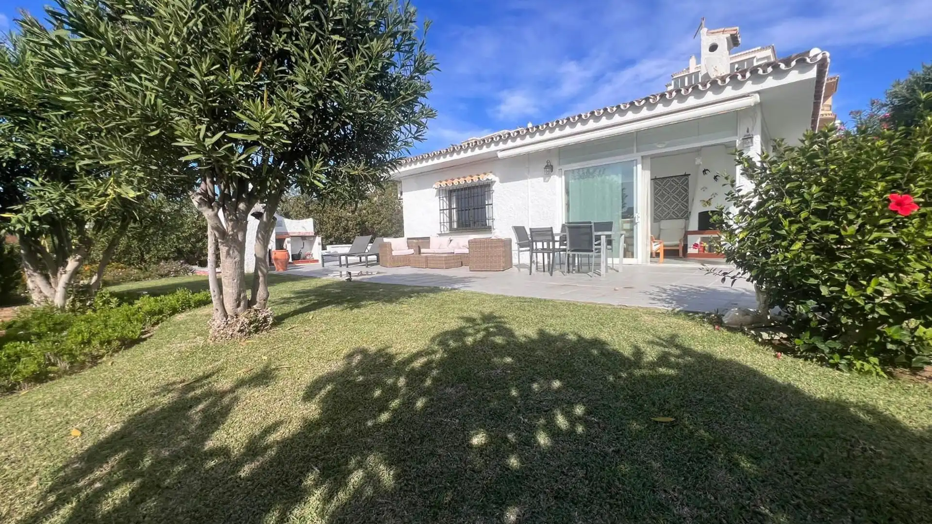Jardín de Casa o chalet en venta en Mijas con Aire acondicionado, Jardín privado y Trastero