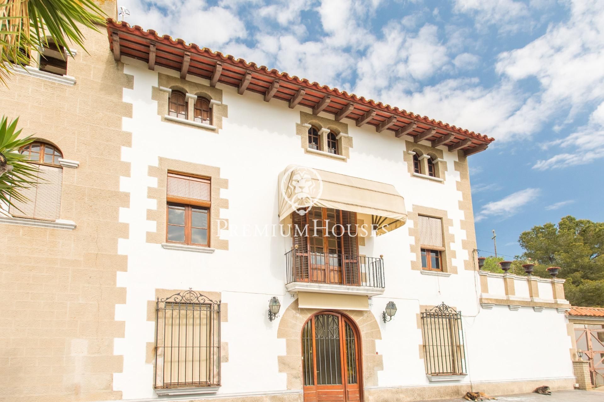 Exterior view of Country house for sale in Arenys de Mar  with Air Conditioner, Heating and Private garden