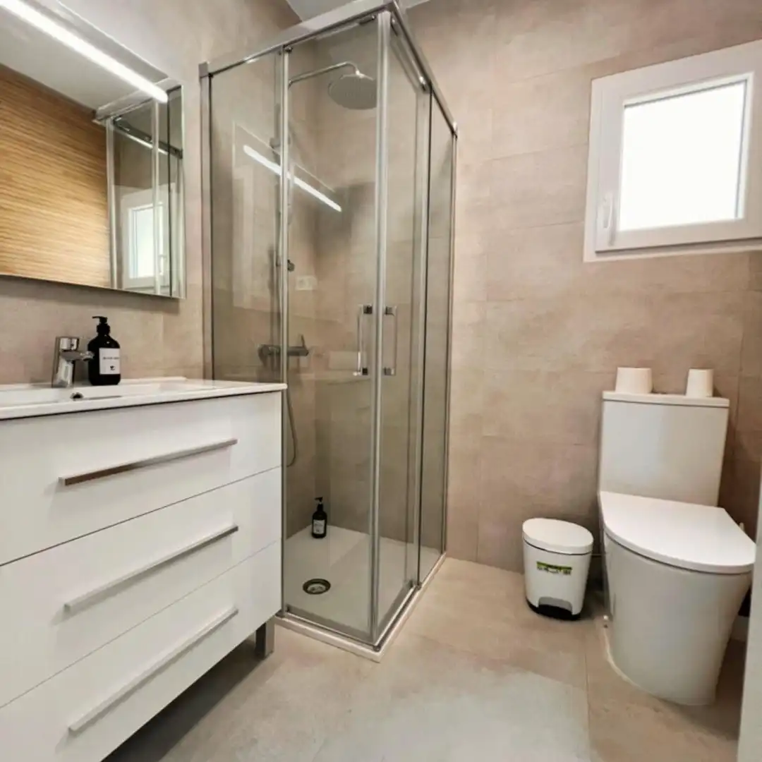 Baño de Apartamento en venta en Los Alcázares con Aire acondicionado, Terraza y Amueblado