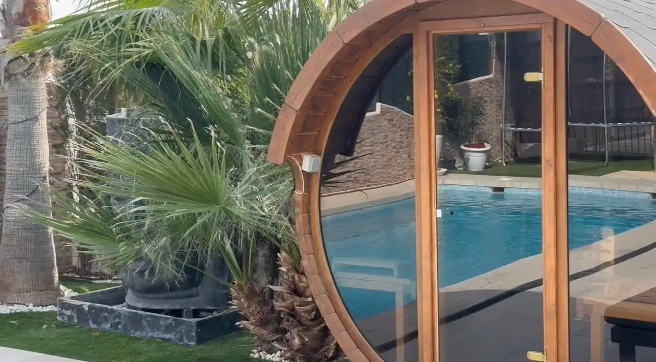 Piscina de Casa o xalet de lloguer en Finestrat amb Aire condicionat, Calefacció i Jardí privat