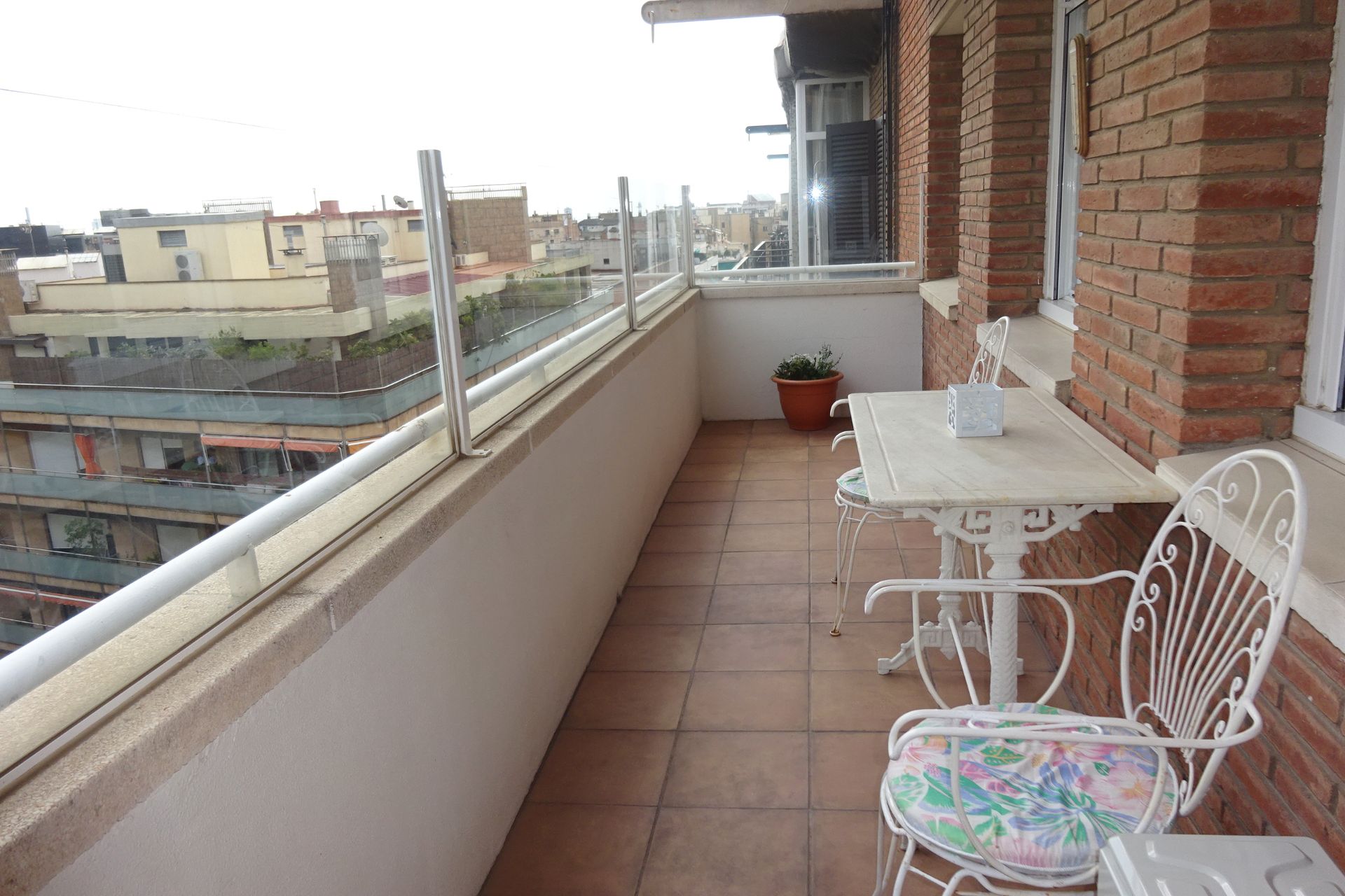 Terrace of Flat to rent in  Barcelona Capital  with Air Conditioner, Heating and Terrace