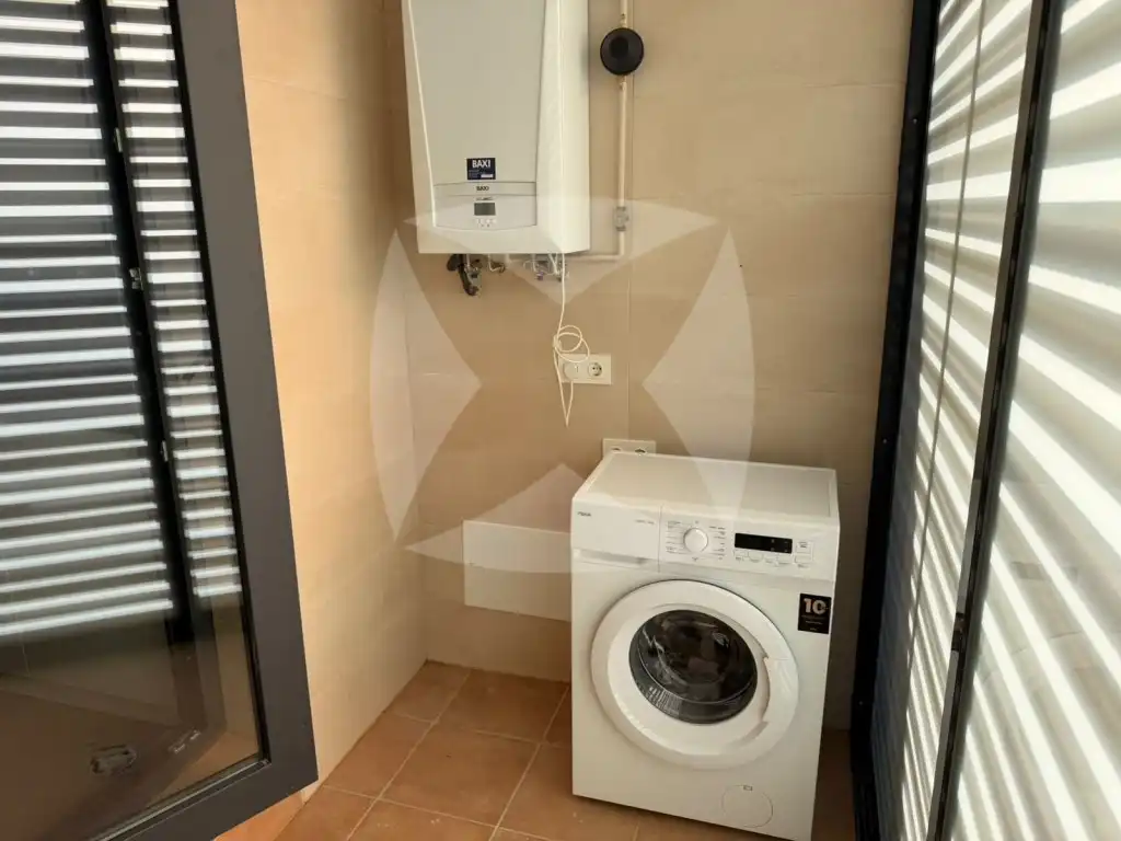 Bany de Pis de lloguer en Badajoz amb Aire condicionat, Jardí privat i Terrassa