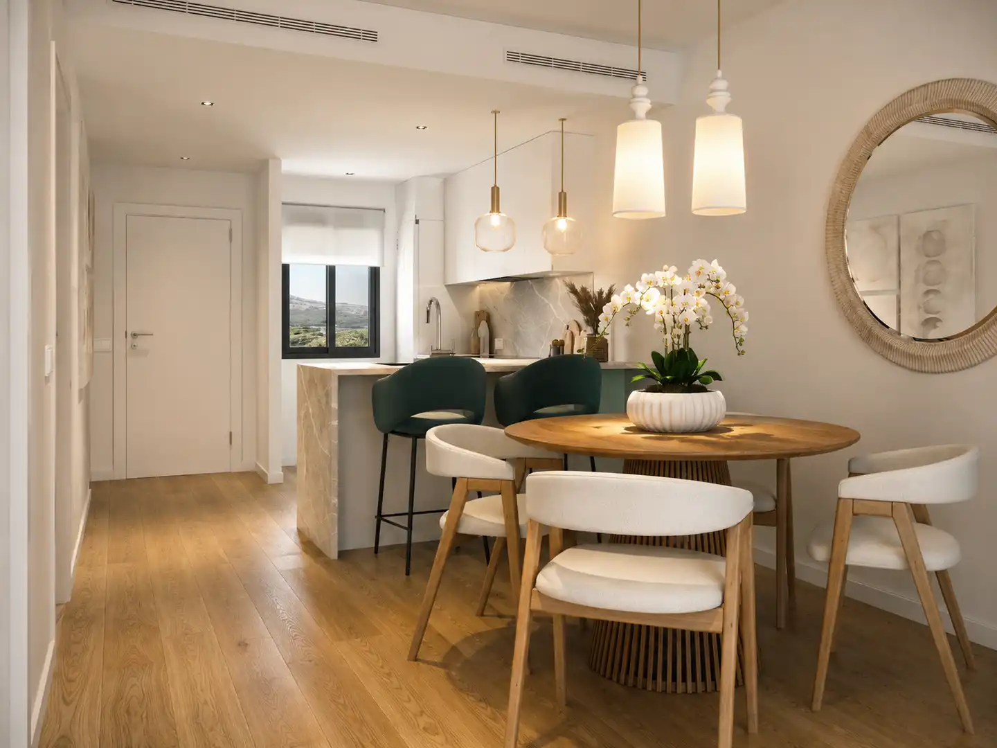 Menjador de Apartament en venda en L'Alfàs del Pi amb Aire condicionat, Calefacció i Terrassa