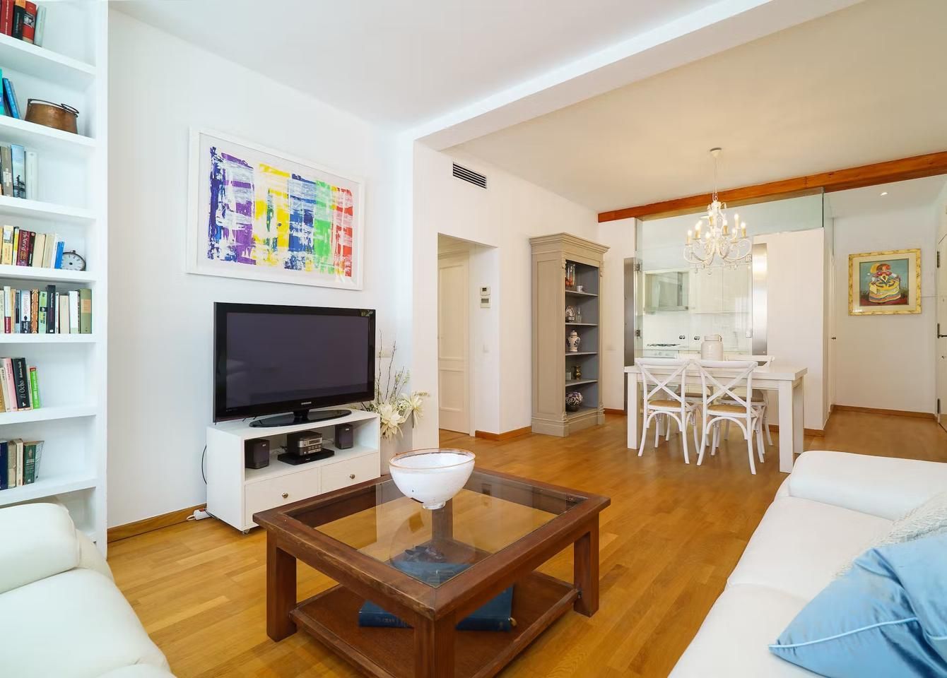 Sala d'estar de Pis de lloguer en Santa Coloma de Gramenet