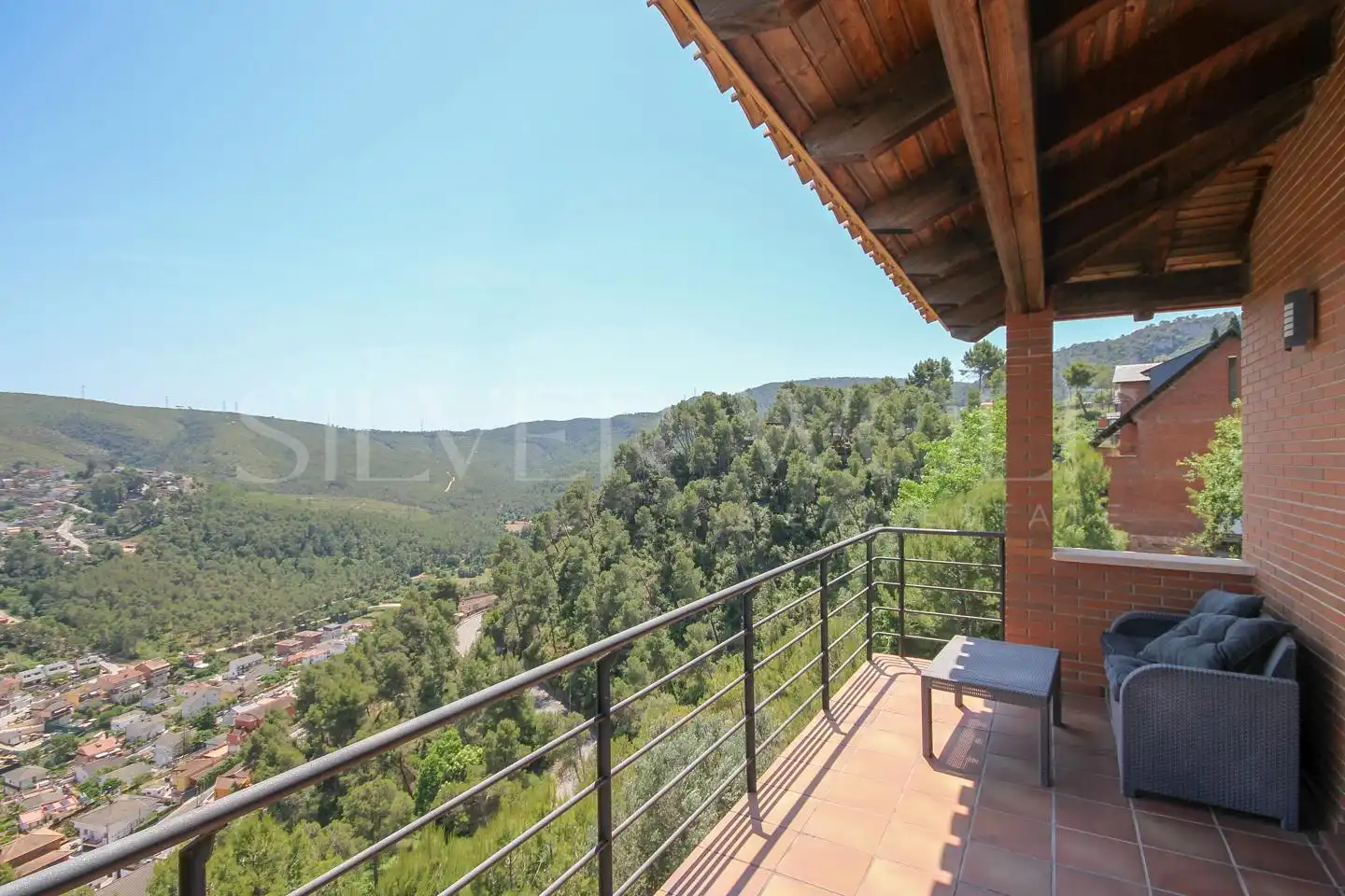 Terraza de Casa o chalet en venta en Vallirana con Aire acondicionado, Calefacción y Jardín privado