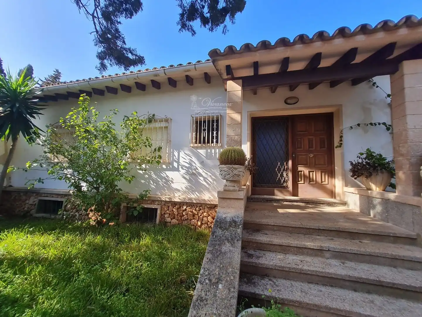 Vista exterior de Casa adosada en venta en Campos con Trastero y Piscina