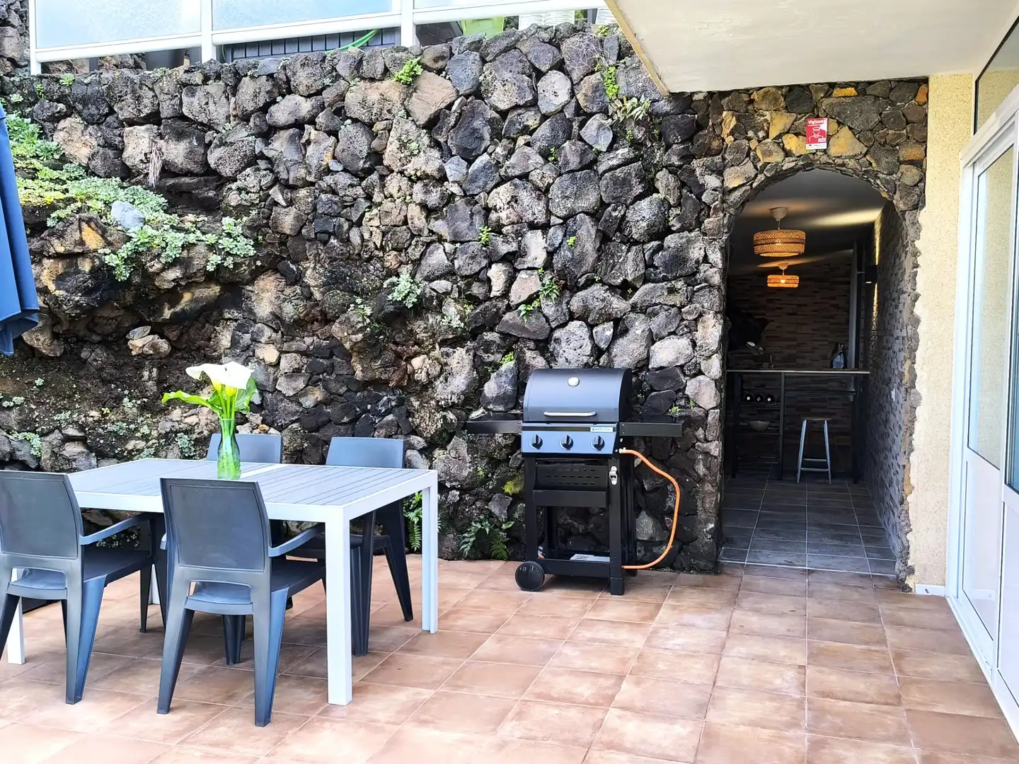Terrasse von Wohnungen zum Verkauf in Santa Úrsula mit Privatgarten, Terrasse und Abstellraum