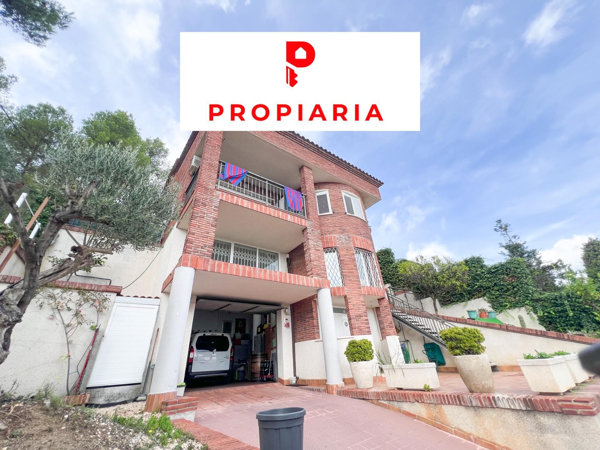Exterior view of House or chalet for sale in Corbera de Llobregat  with Air Conditioner, Terrace and Storage room