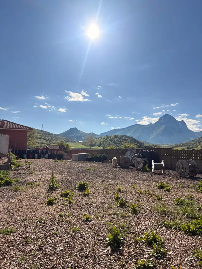 Vista exterior de Casa o chalet en venta en Villamanín con Calefacción, Jardín privado y Parquet