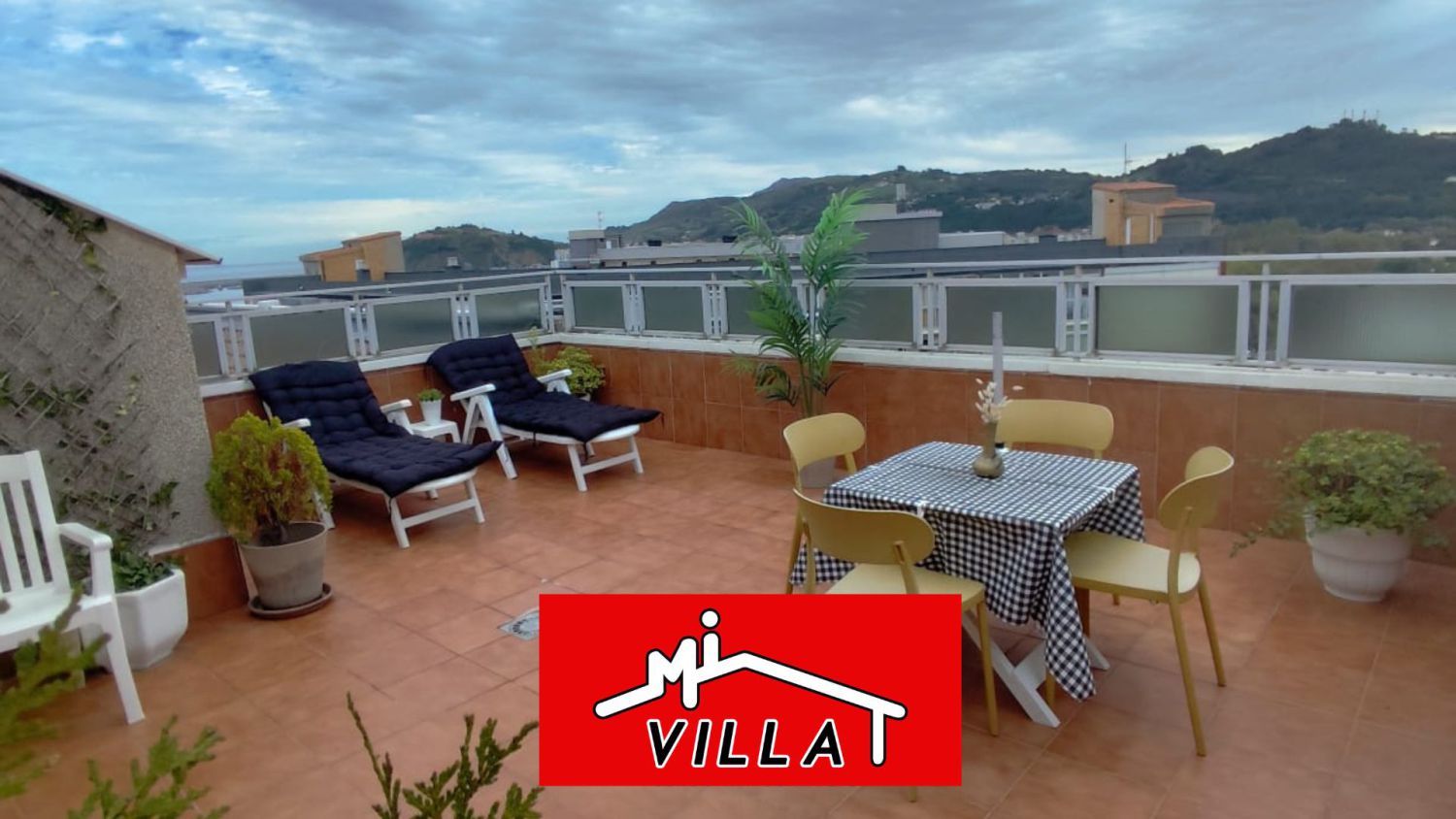 Terrace of Attic to rent in Laredo  with Heating, Terrace and Furnished