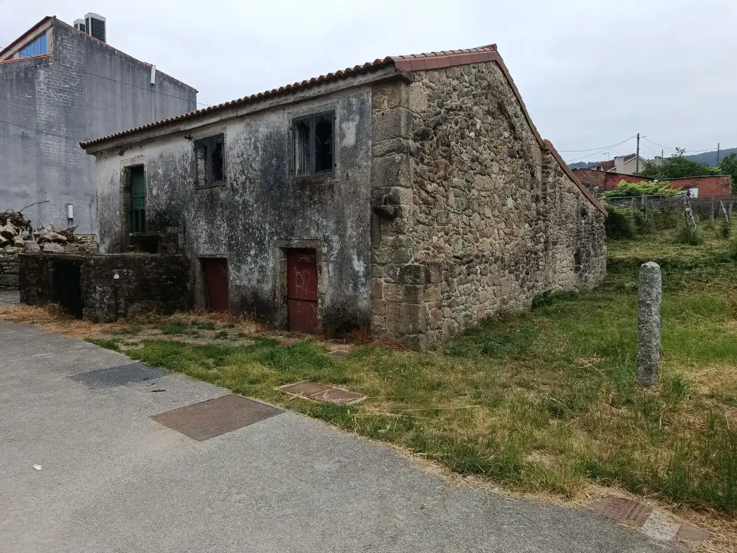 Vista exterior de Casa o xalet en venda en Valga amb Aire condicionat
