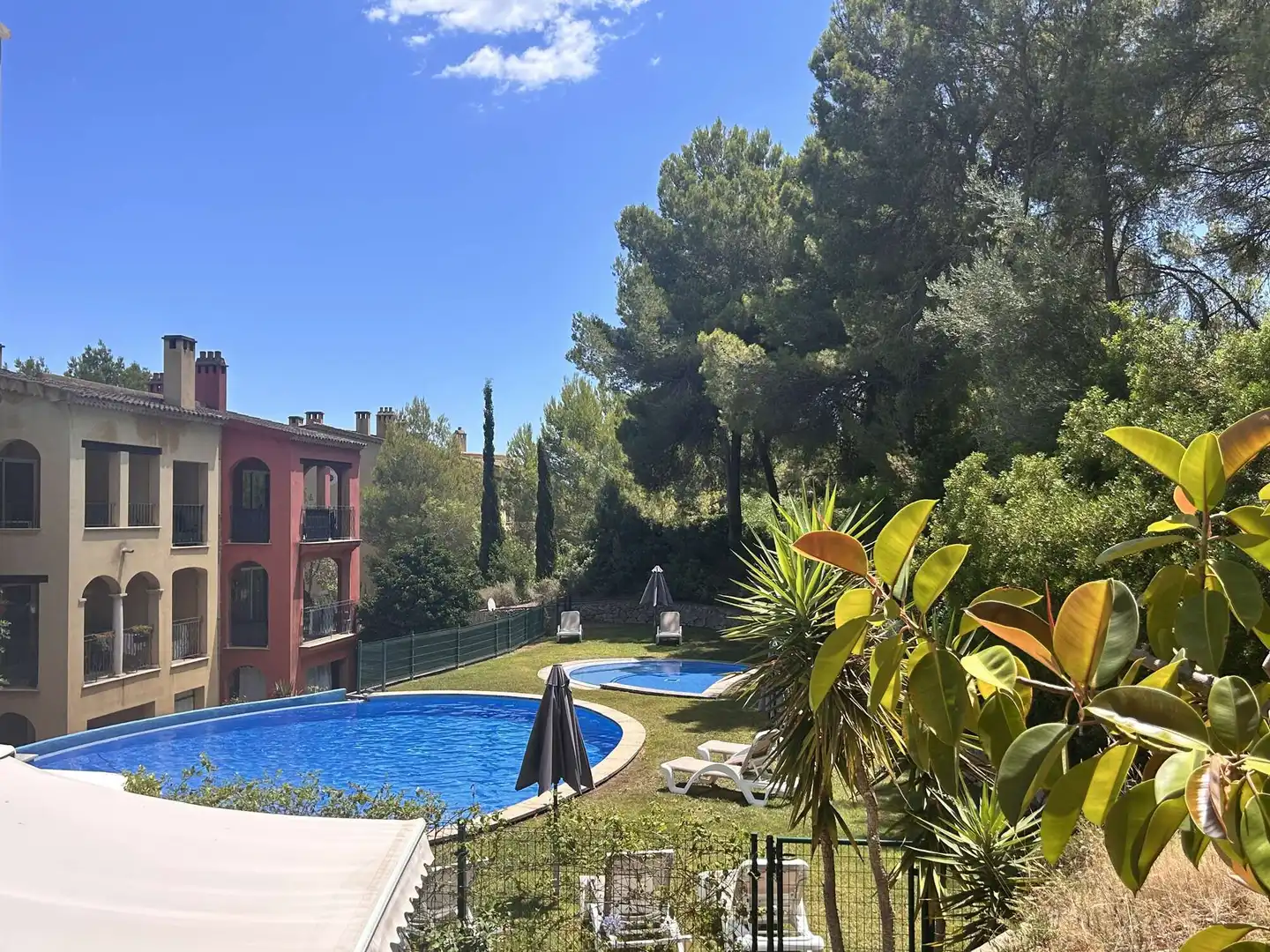 Schwimmbecken von Wohnung zur Miete in Calvià mit Klimaanlage, Terrasse und Möbliert
