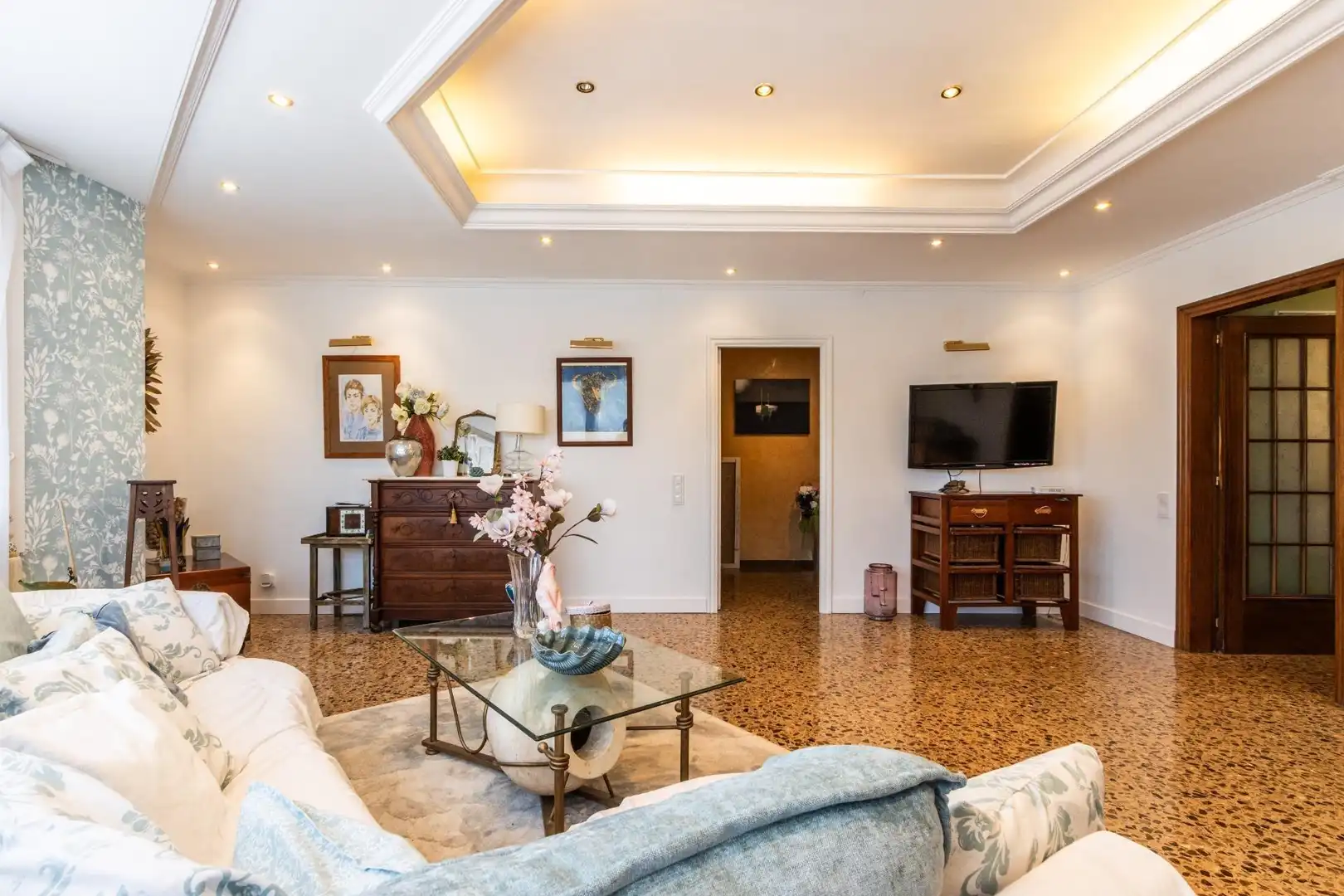 Sala de estar de Casa o chalet en venta en Terrassa con Aire acondicionado, Calefacción y Jardín privado