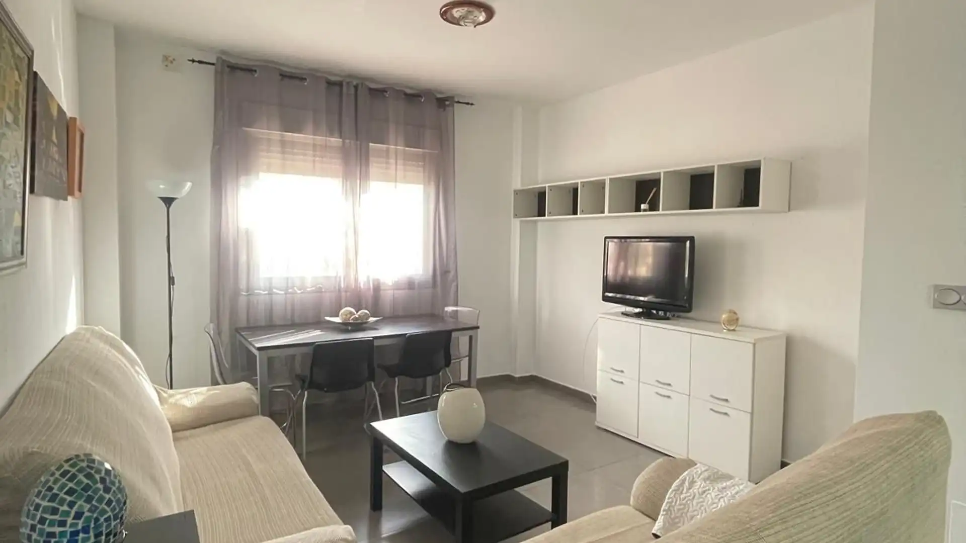 Sala d'estar de Pis en venda en Alhama de Murcia amb Aire condicionat, Calefacció i Jardí privat