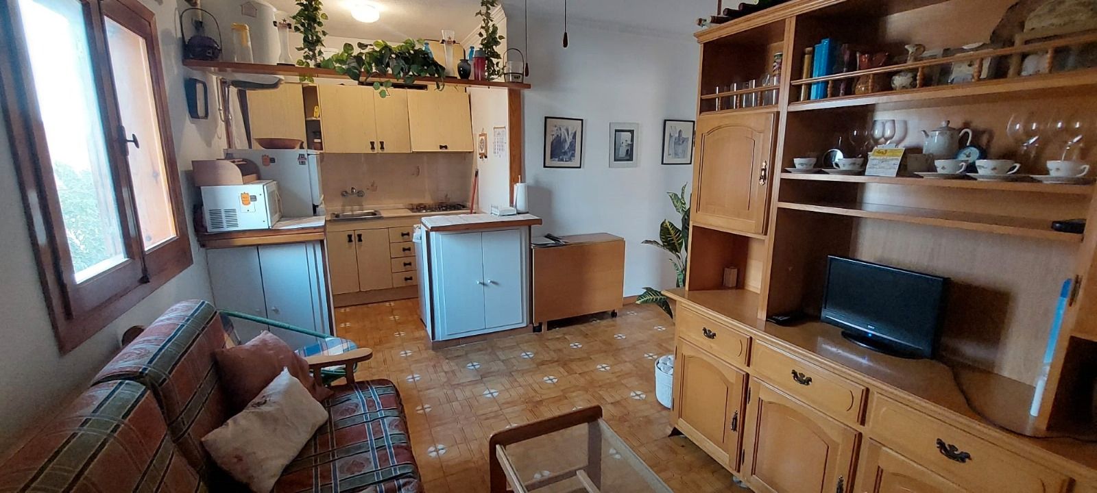 Cuina de Apartament en venda en San Javier amb Jardí privat, Terrassa i Moblat
