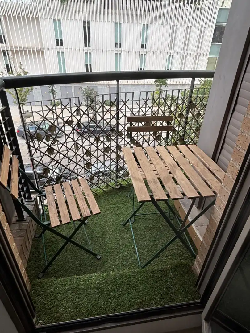 Terrasse von Wohnung zur Miete in Valencia mit Klimaanlage, Heizung und Privatgarten