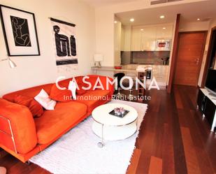 Sala d'estar de Apartament de lloguer en  Barcelona Capital amb Aire condicionat