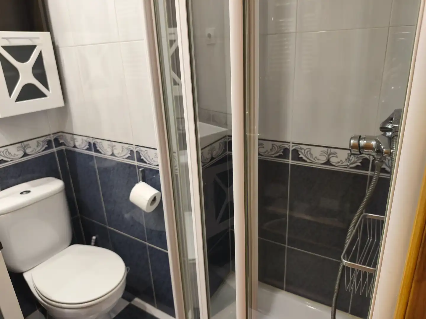 Bathroom of Flat for rent in Madrid  with Air Conditioner, Heating and Private garden