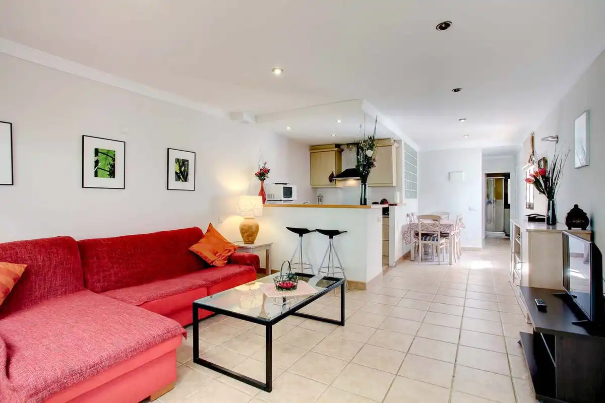 Sala d'estar de Apartament en venda en Marbella amb Aire condicionat, Calefacció i Terrassa