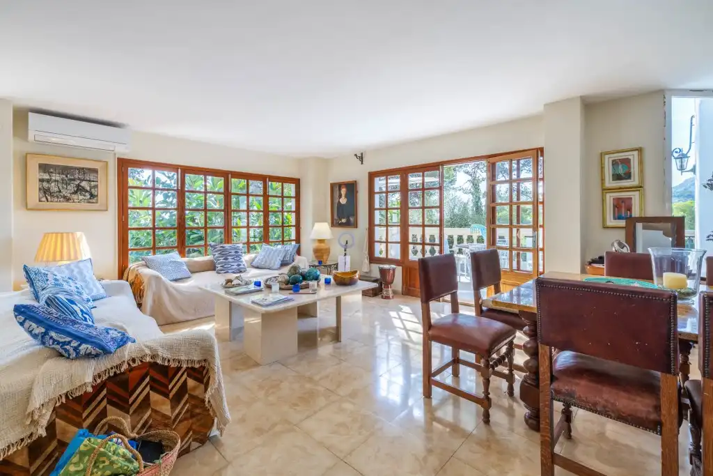 Sala de estar de Casa o chalet en venta en Capdepera con Aire acondicionado, Jardín privado y Terraza